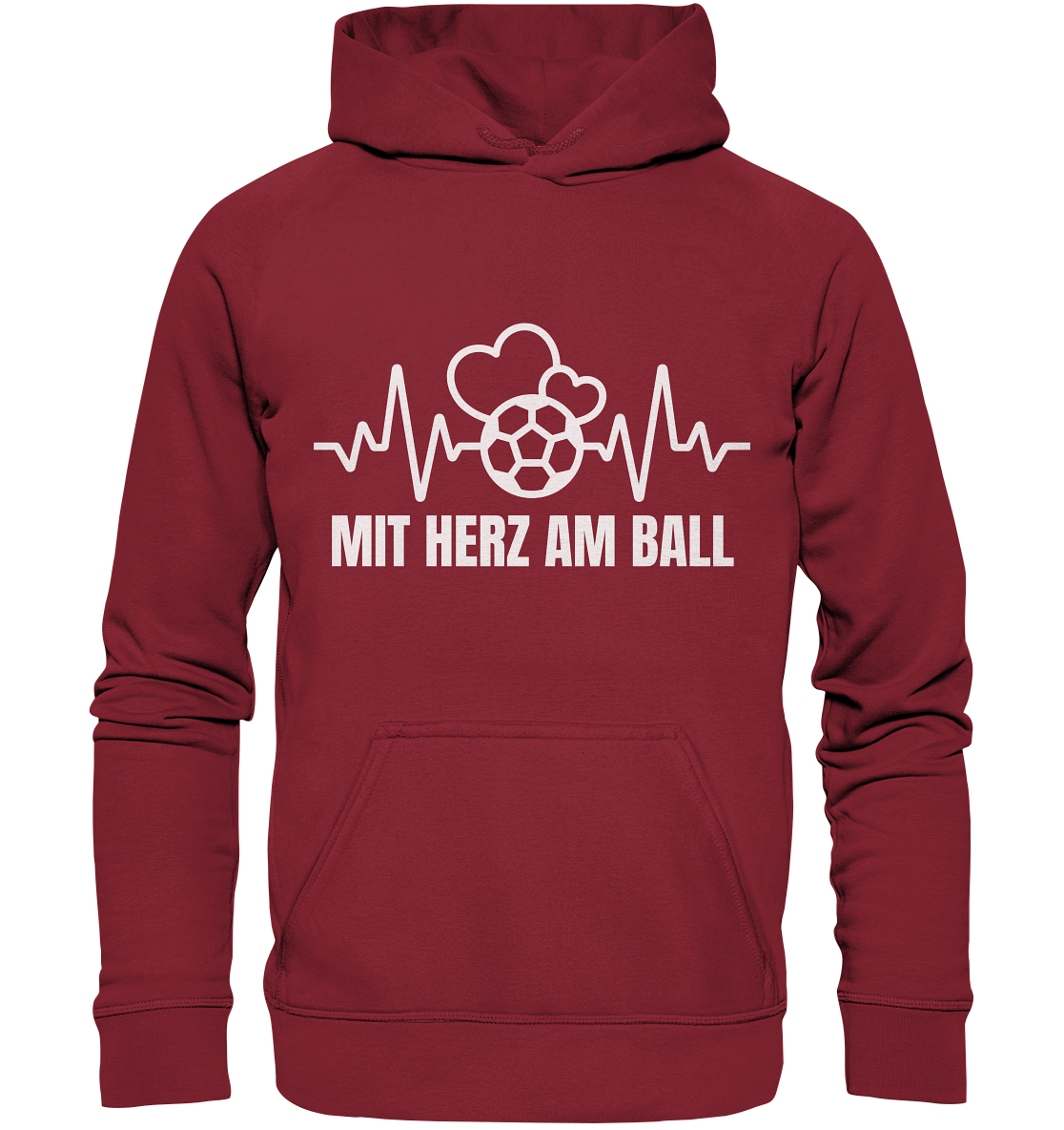 Slogan "Puls" - Basic Unisex Hoodie
