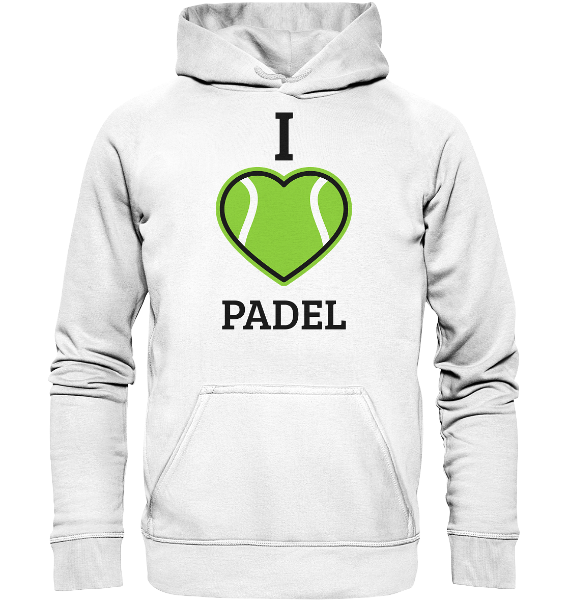 I Love Padel - Basic Unisex Hoodie