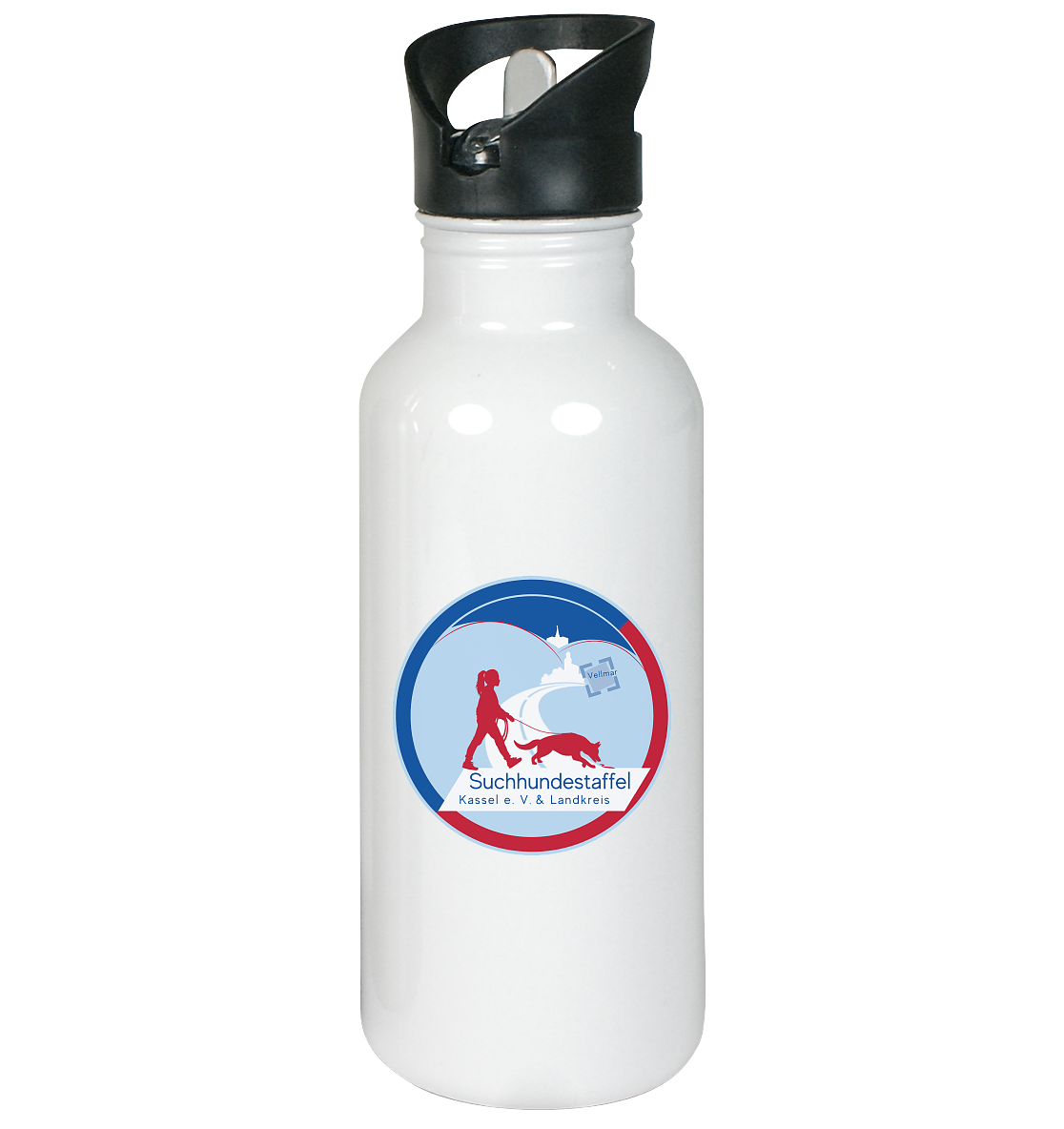 Nur Logo - Edelstahl-Trinkflasche