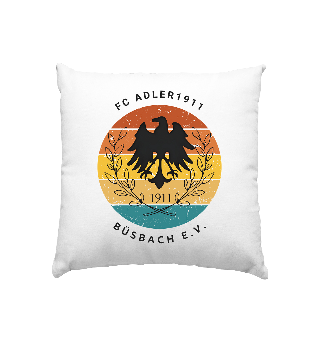 Wappen "Bunt" - Kissen 40x40cm