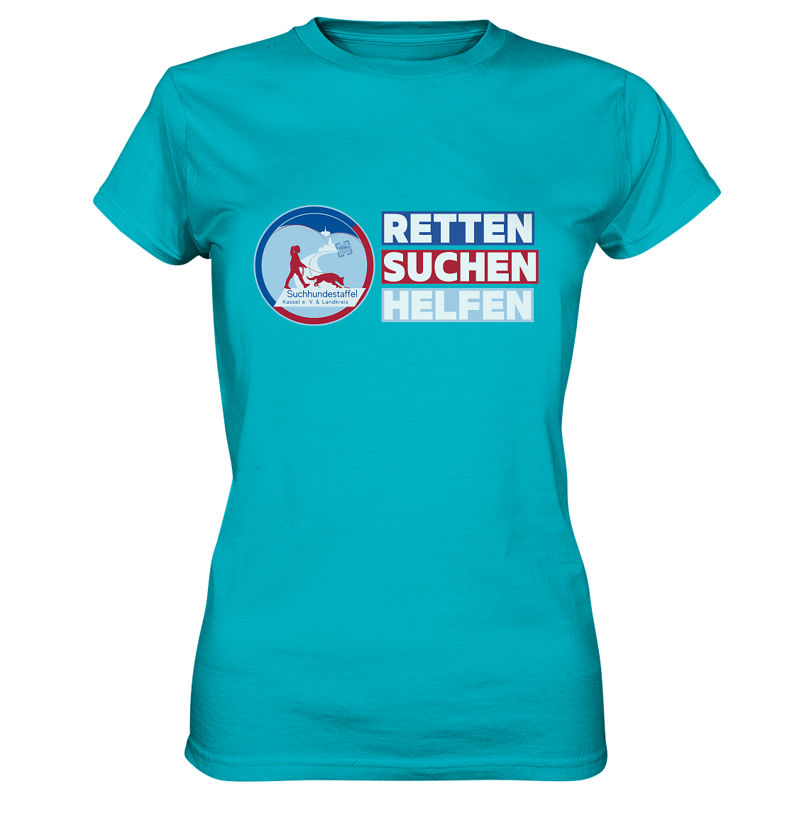 Logo & Slogan Rechts - Ladies Premium Shirt