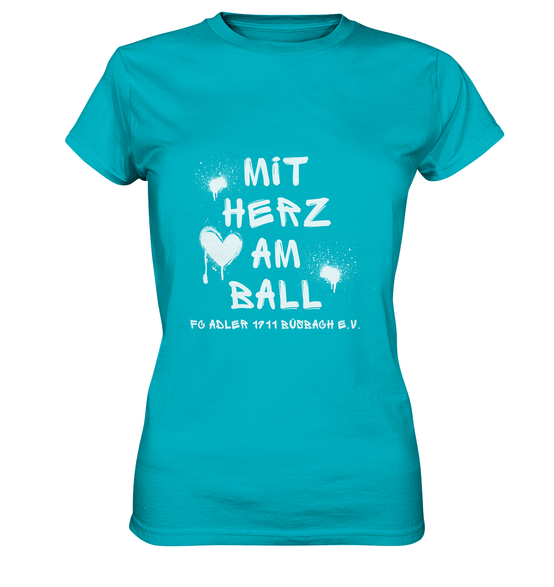 Slogan "Graffiti" - Ladies Premium Shirt
