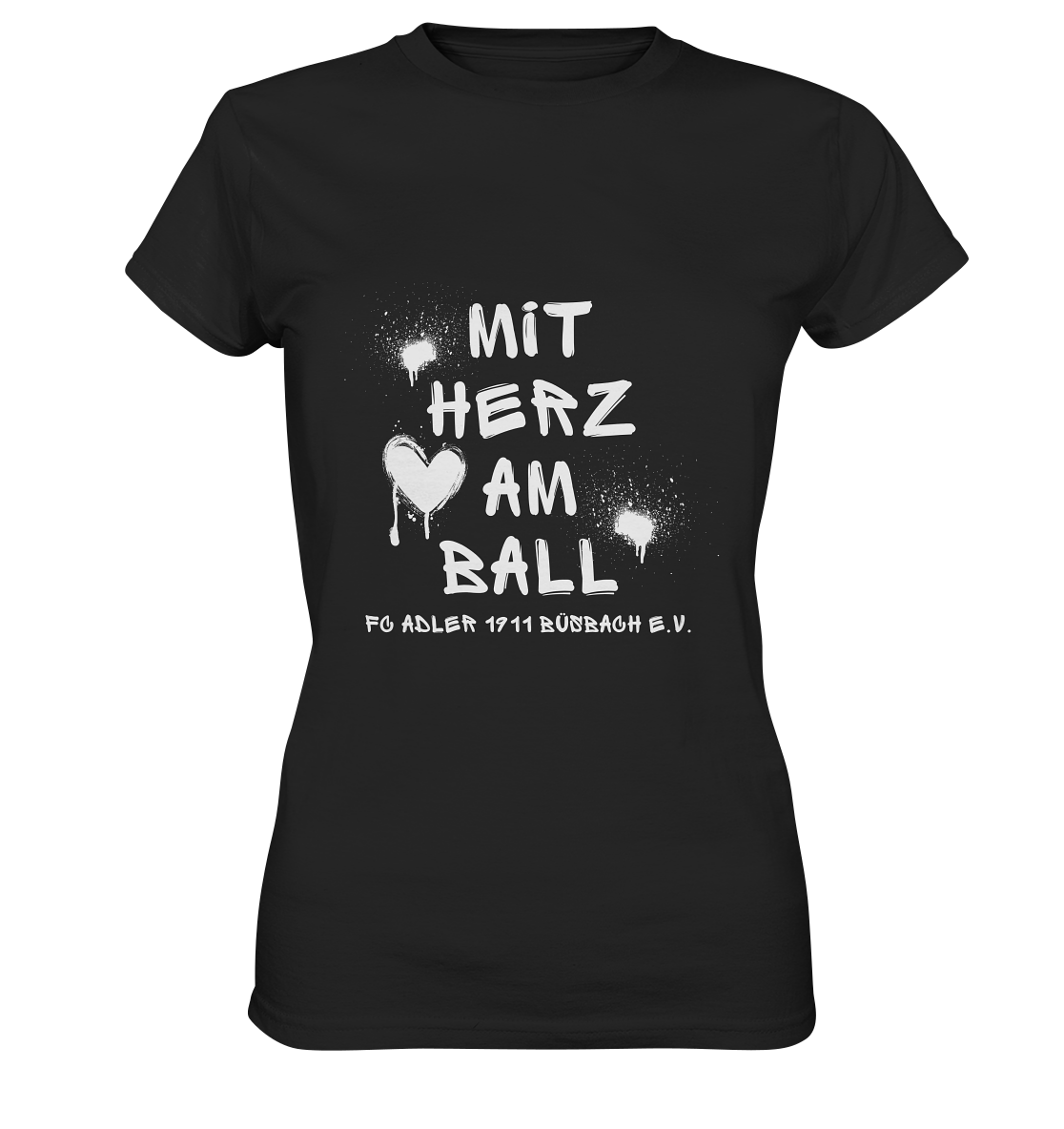 Slogan "Graffiti" - Ladies Premium Shirt