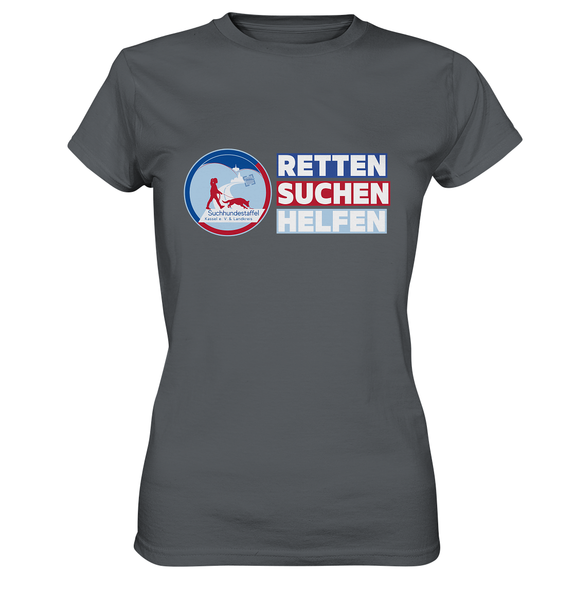 Logo & Slogan Rechts - Ladies Premium Shirt