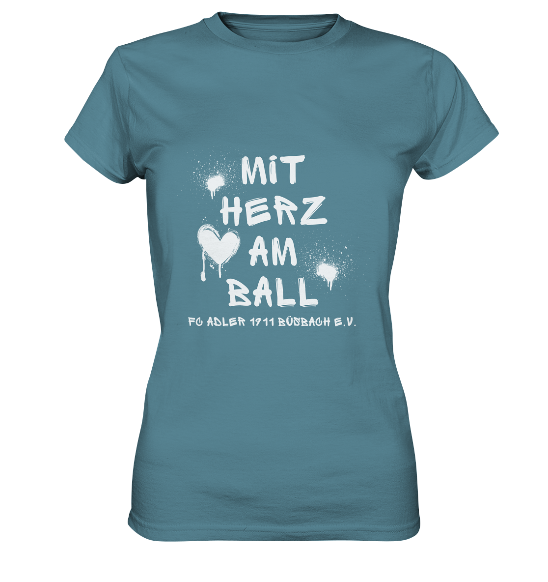 Slogan "Graffiti" - Ladies Premium Shirt