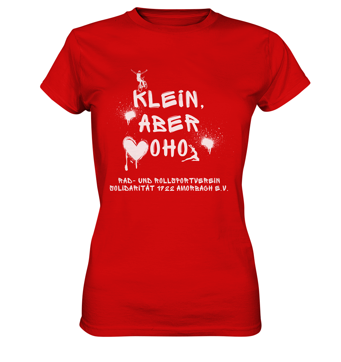 Slogan "Graffiti" - Ladies Premium Shirt