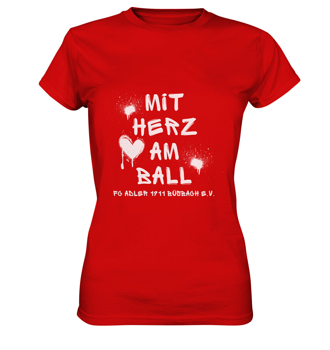 Slogan "Graffiti" - Ladies Premium Shirt