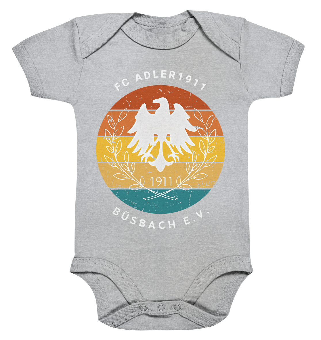 Wappen "Bunt" - Organic Baby Bodysuit