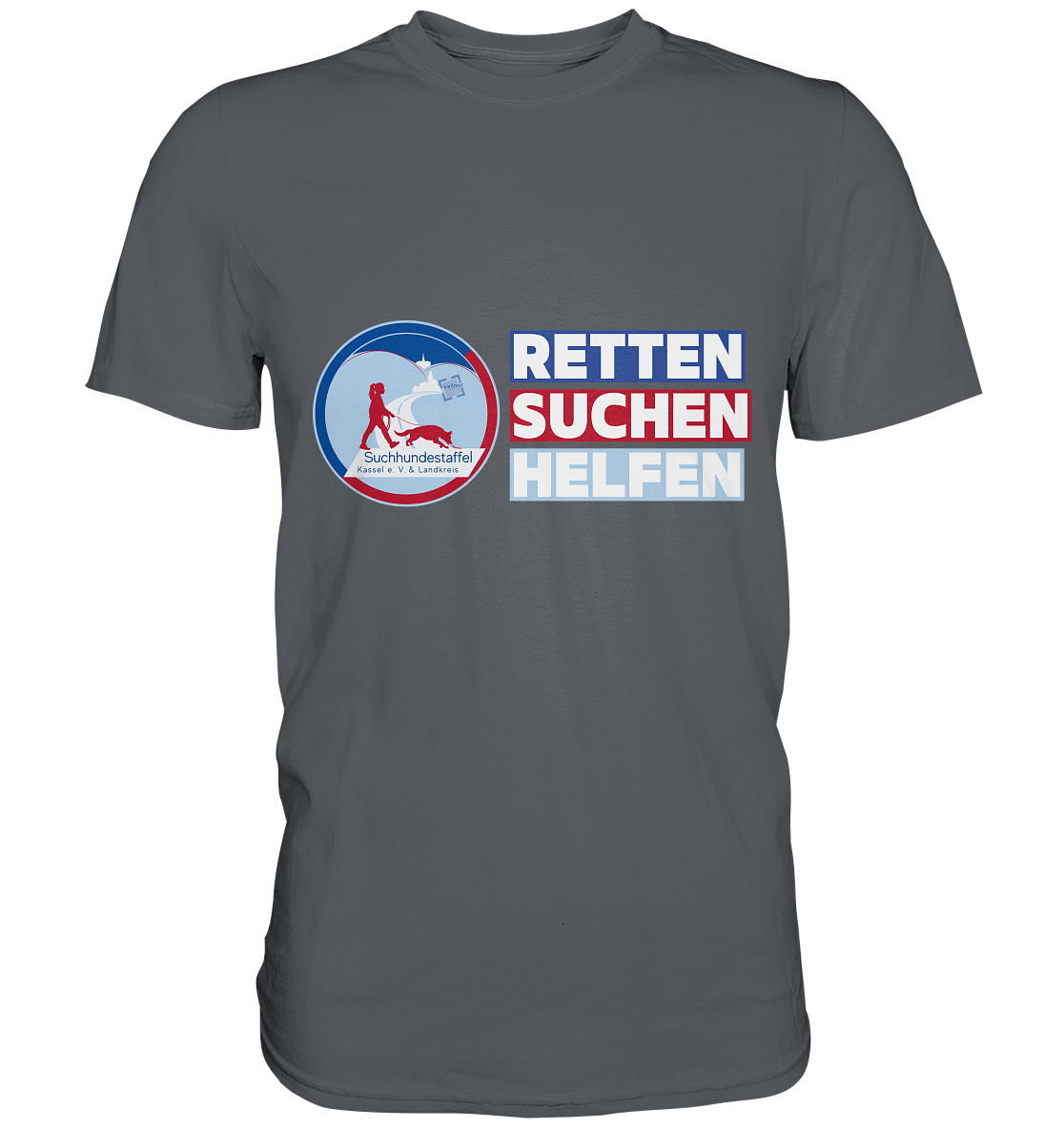 Logo & Slogan Rechts - Premium Shirt