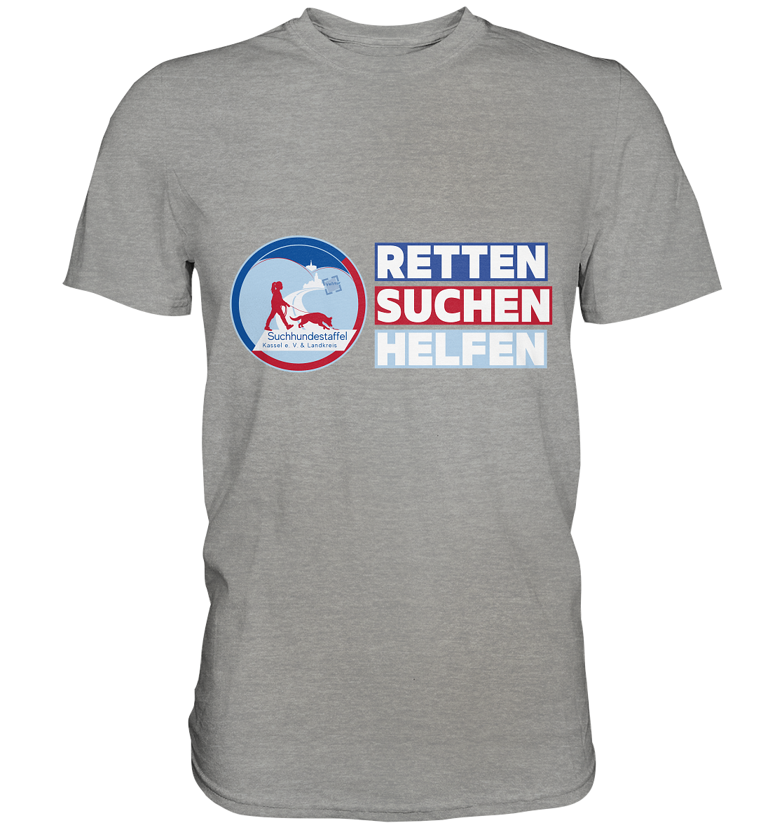 Logo & Slogan Rechts - Premium Shirt