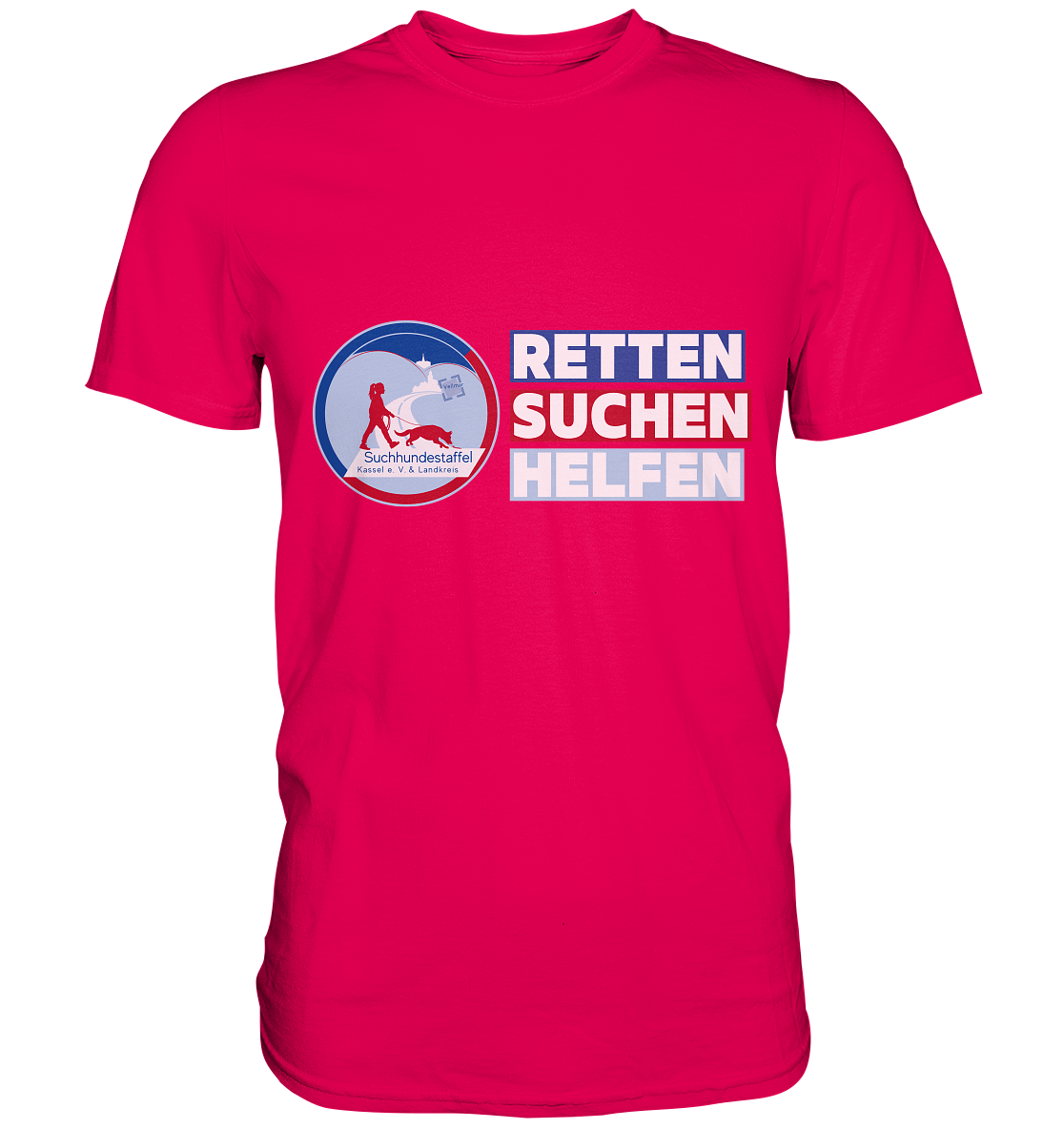 Logo & Slogan Rechts - Premium Shirt