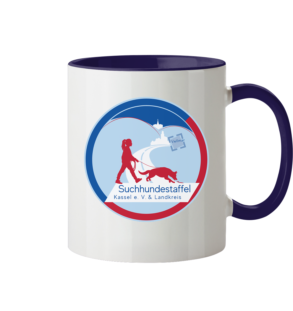 Nur Logo - Tasse zweifarbig