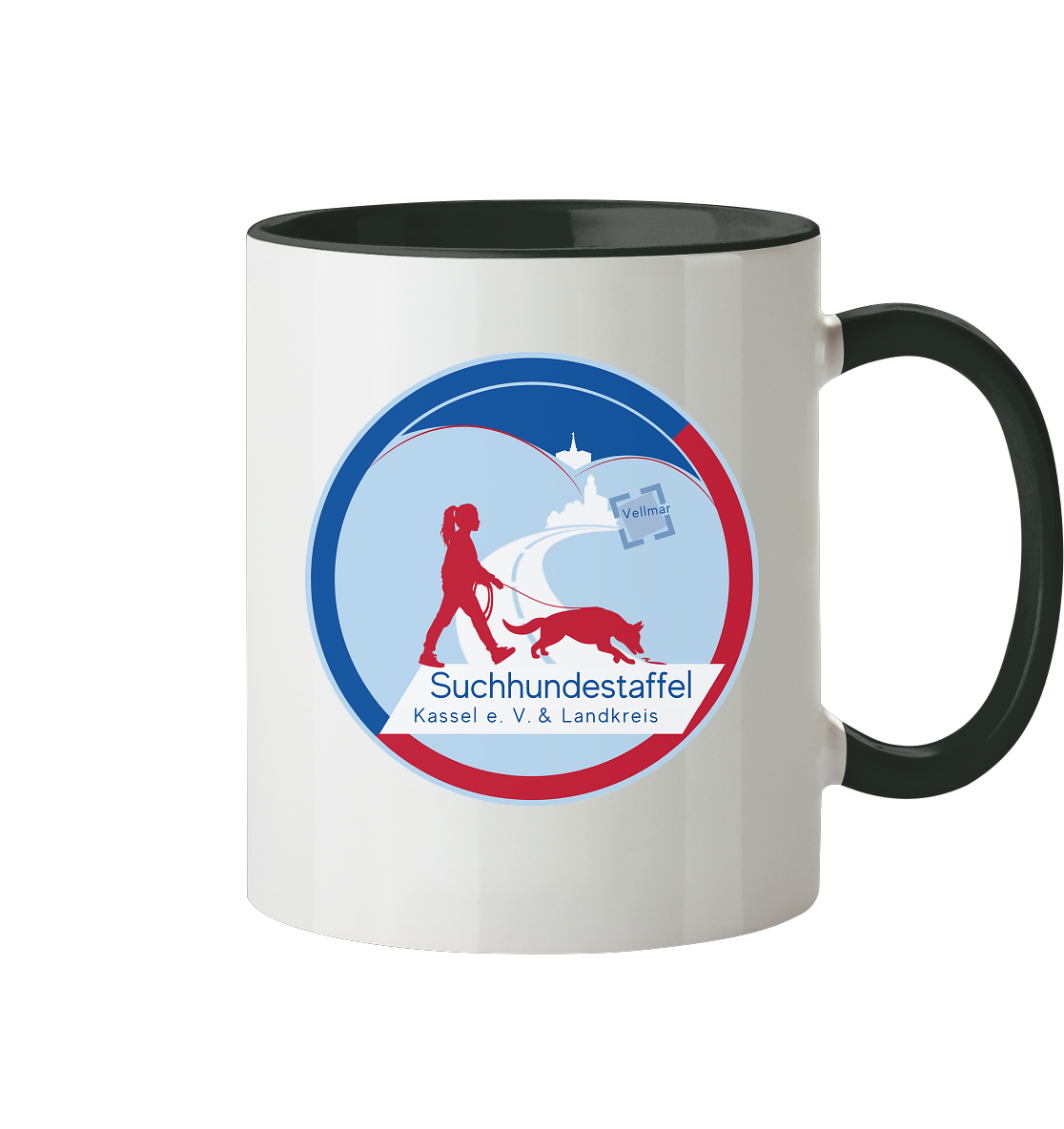 Nur Logo - Tasse zweifarbig