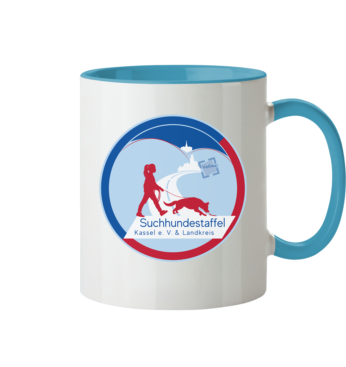 Nur Logo - Tasse zweifarbig