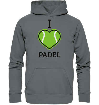 I Love Padel - Basic Unisex Hoodie