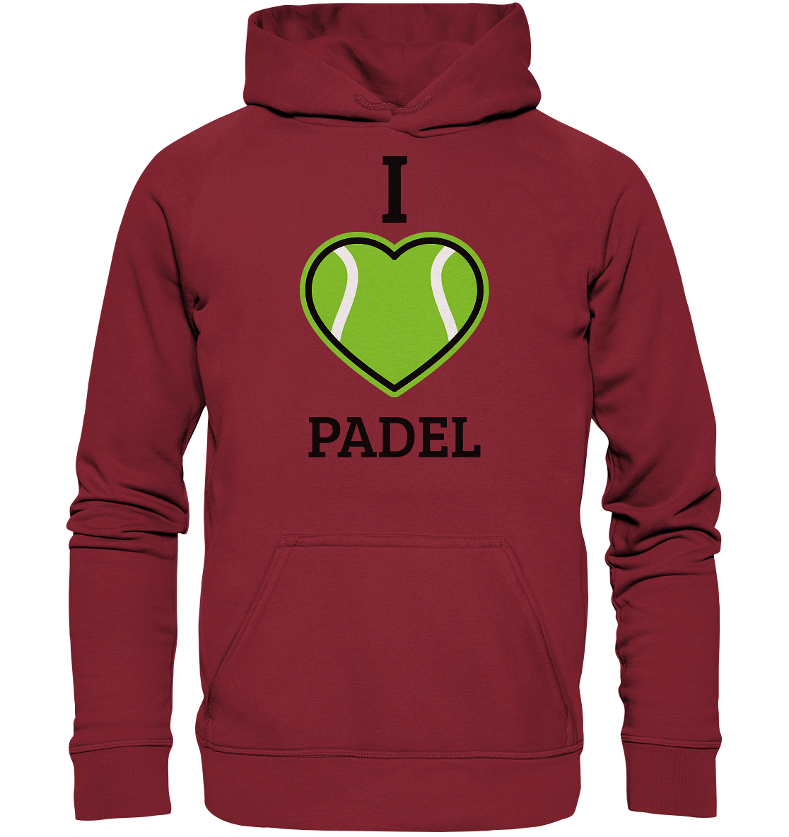 I Love Padel - Basic Unisex Hoodie