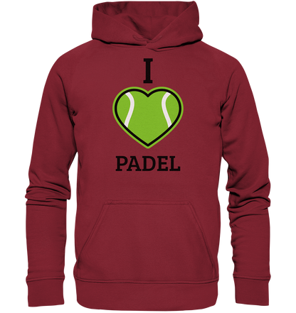 I Love Padel - Basic Unisex Hoodie