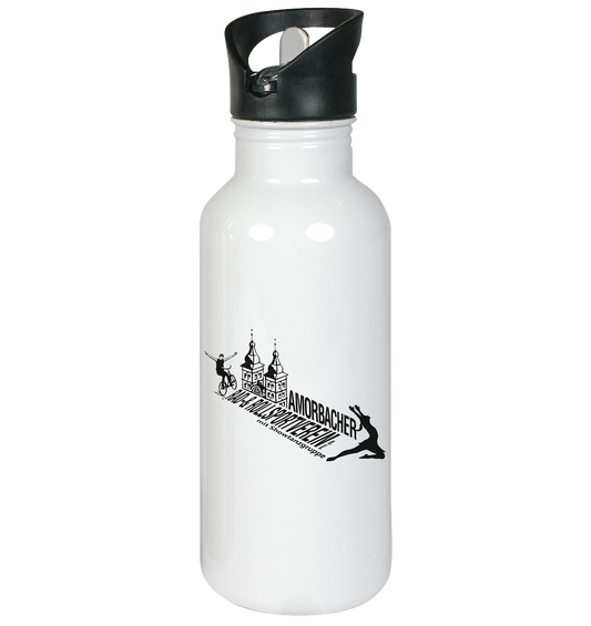 Nur Logo - Edelstahl-Trinkflasche