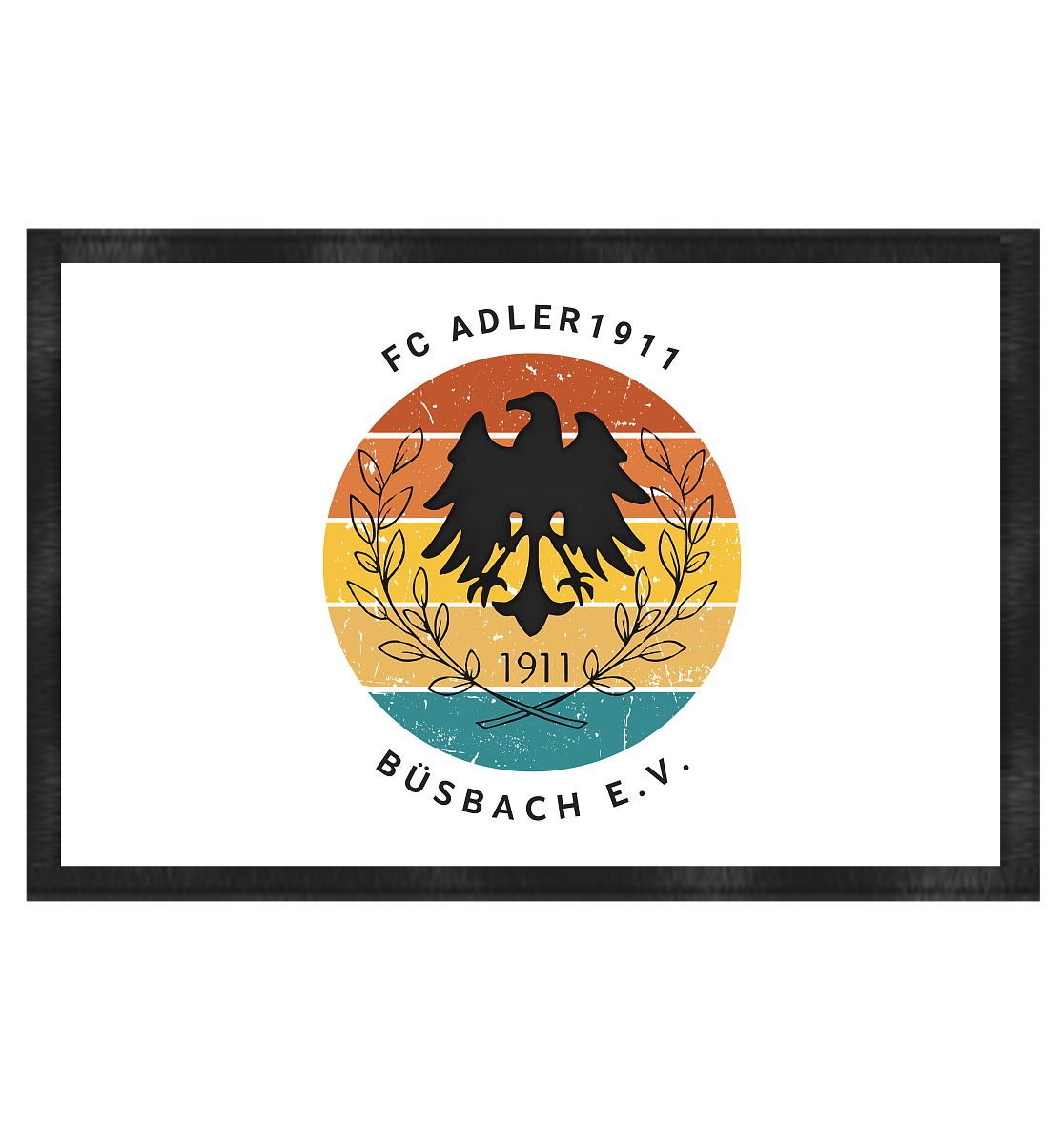 Wappen "Bunt" - Fußmatte 60x40cm