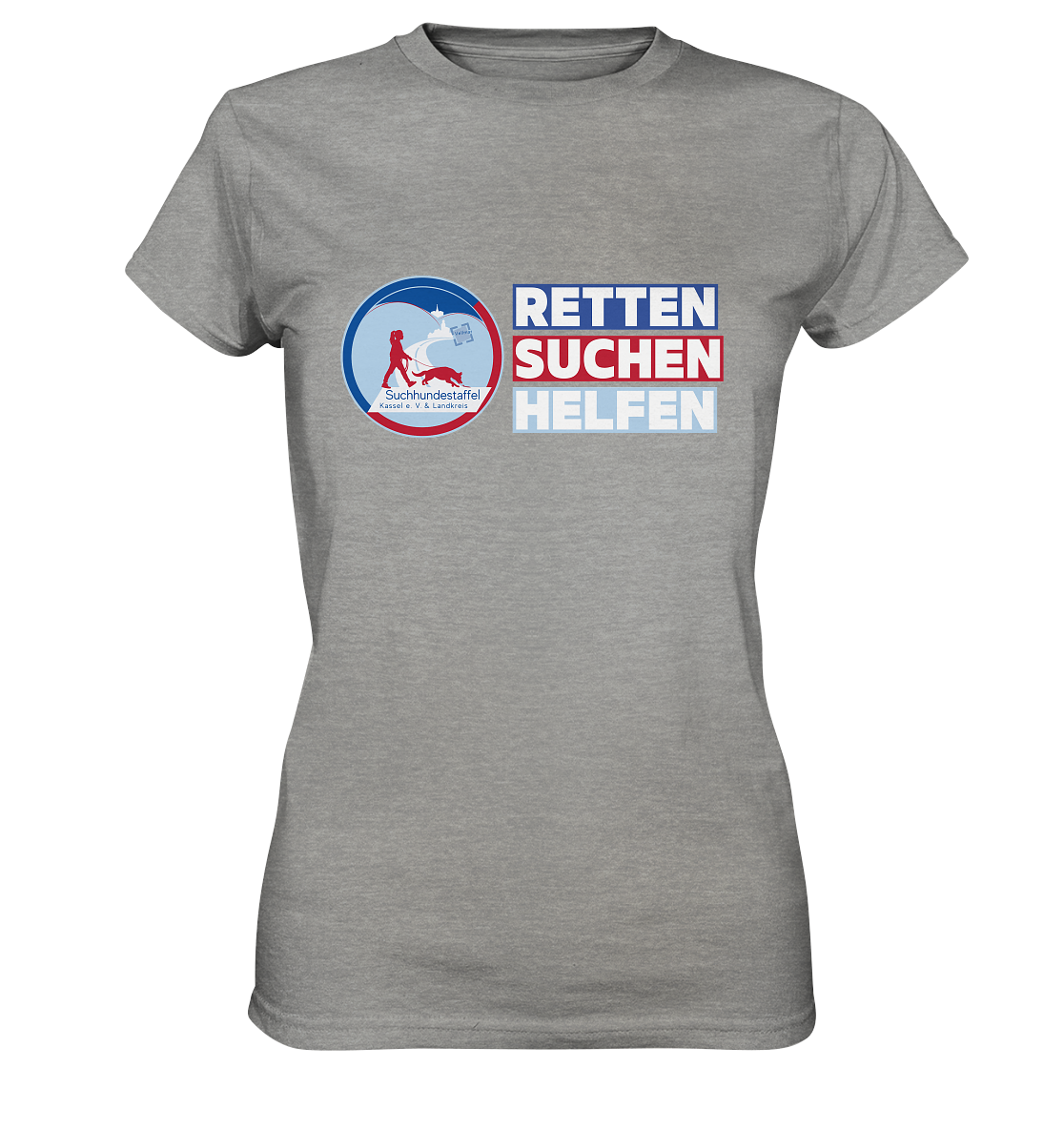 Logo & Slogan Rechts - Ladies Premium Shirt
