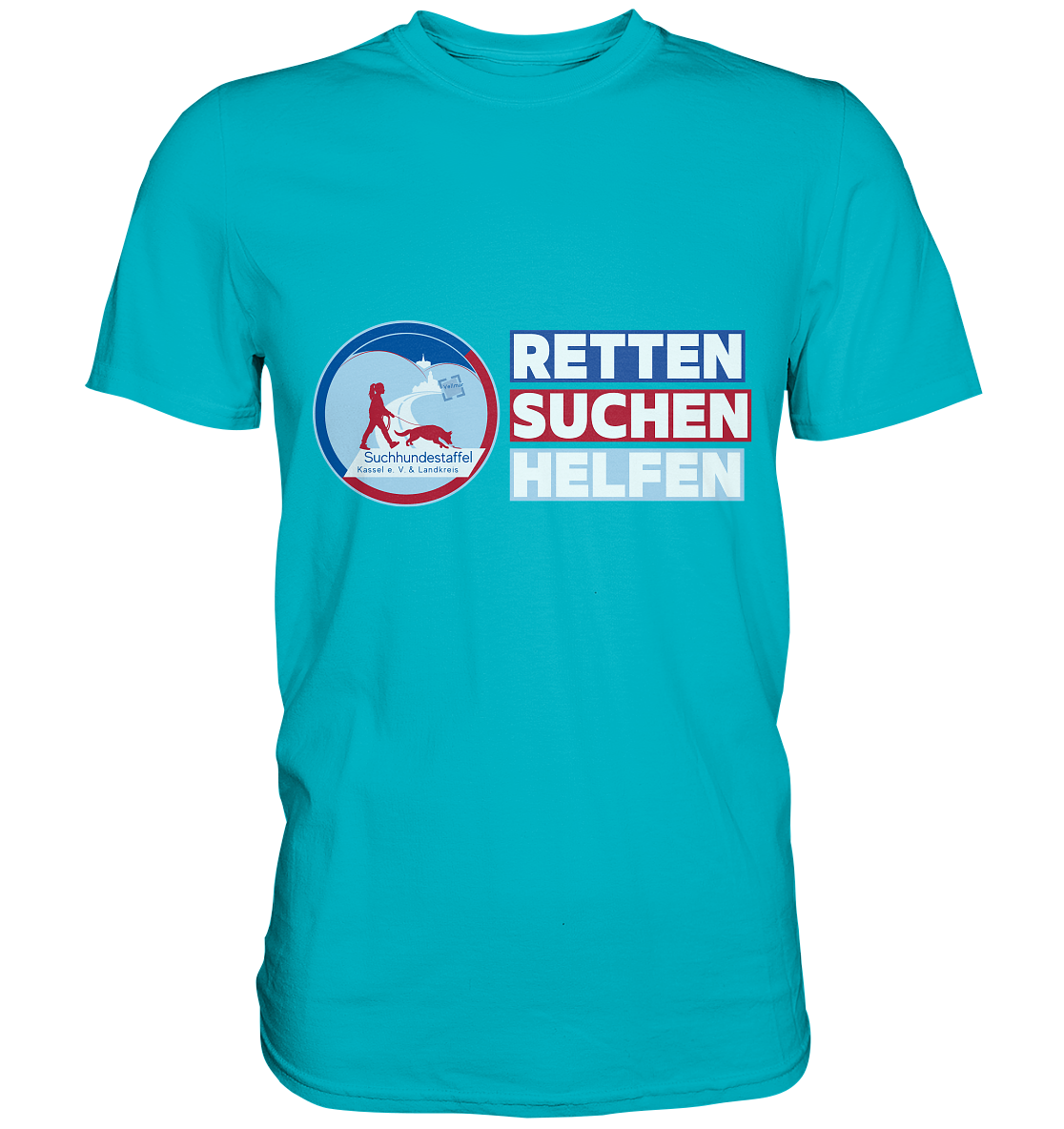 Logo & Slogan Rechts - Premium Shirt
