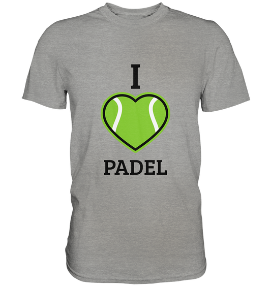 I Love Padel - Premium Shirt