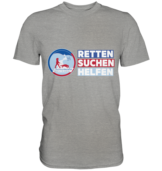 Logo & Slogan Rechts - Premium Shirt