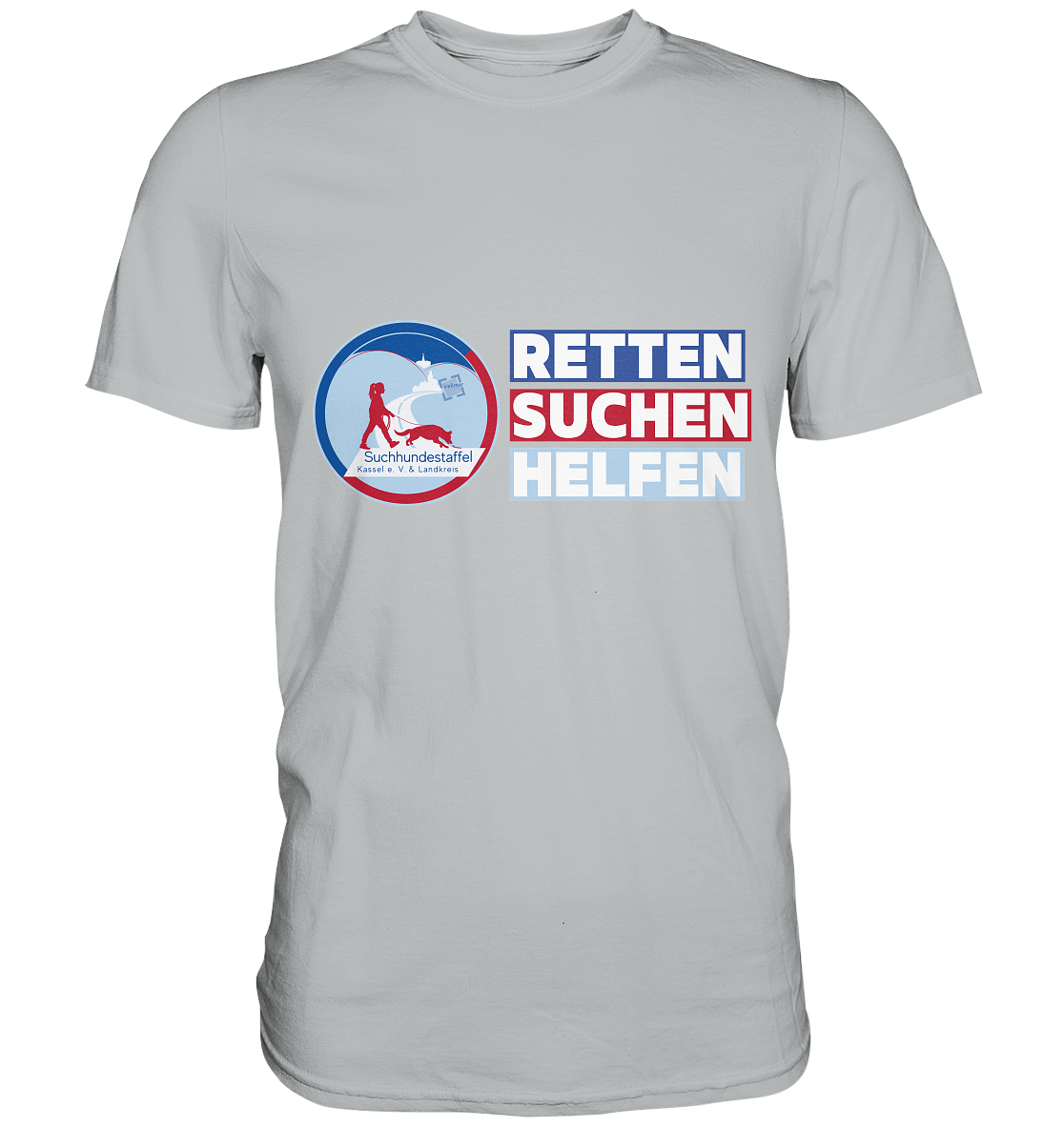 Logo & Slogan Rechts - Premium Shirt