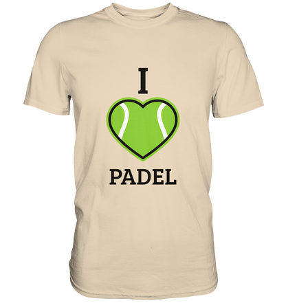 I Love Padel - Premium Shirt