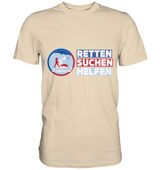 Logo & Slogan Rechts - Premium Shirt