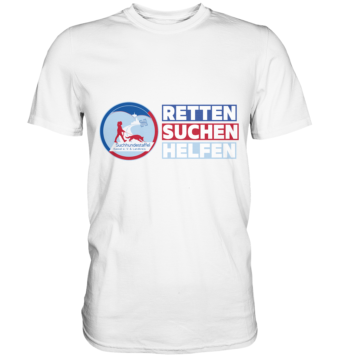 Logo & Slogan Rechts - Premium Shirt