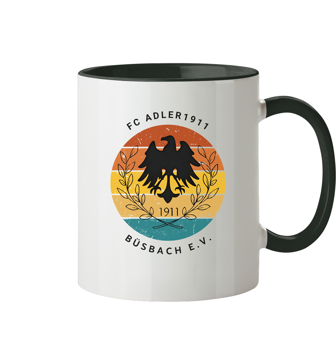 Wappen "Bunt" - Tasse zweifarbig